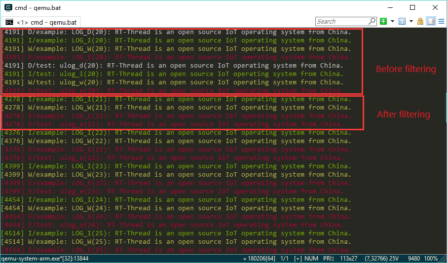 ulog filter routine 20